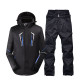 Yasumi Pure Color Men Snow Suit Winter Outdoor Sports Wear Snowboard Clothes Waterproof Windproof Costume Ski Jacket and Snow Pant Male