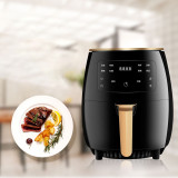 Nosinfia 4.5L 220V Smart Air Fryer Oven Electric Deep Fryer without Oil Home Toaster Rotisserie Dehydrator LED Touch French Fries Machine