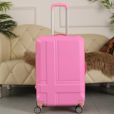 Bonrisna girls cute pink Rolling Luggage Women Trolley Suitcase Spinner Wheels Student lovely school suitcase Password box Carry On