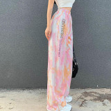 Gebrson 2021 Korean Fashion Camouflage Pants Printed Casual Stretch High Waist Pants Street Ladies Clothing Hip Hop Ladies Sports Pants