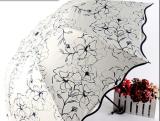 Puchina Chic Floral ANTI-UV Foldable Umbrellas Sun Compact Women Female Ladies Lady Windproof Rain Lovely Flower 8K Parasols Umbrella