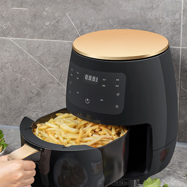 Nosinfia 4.5L 220V Smart Air Fryer Oven Electric Deep Fryer without Oil Home Toaster Rotisserie Dehydrator LED Touch French Fries Machine