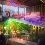 ZONGYANXIE Mini RGB Disco Light DJ LED Laser Stage Projector Red Blue Green Lamp USB Rechargeable Wedding Birthday Party DJ Lamp