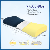 Leapblue Memory Foam Sleeping Pillow for Lower Back Pain Orthopedic Lumbar Support Cushion Side Sleepers Pregnancy Maternity Bed Pillows