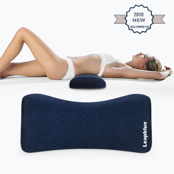 Leapblue Memory Foam Sleeping Pillow for Lower Back Pain Orthopedic Lumbar Support Cushion Side Sleepers Pregnancy Maternity Bed Pillows