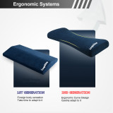 Leapblue Memory Foam Sleeping Pillow for Lower Back Pain Orthopedic Lumbar Support Cushion Side Sleepers Pregnancy Maternity Bed Pillows