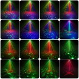 ZONGYANXIE Mini RGB Disco Light DJ LED Laser Stage Projector Red Blue Green Lamp USB Rechargeable Wedding Birthday Party DJ Lamp