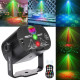 ZONGYANXIE Mini RGB Disco Light DJ LED Laser Stage Projector Red Blue Green Lamp USB Rechargeable Wedding Birthday Party DJ Lamp