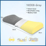 Leapblue Memory Foam Sleeping Pillow for Lower Back Pain Orthopedic Lumbar Support Cushion Side Sleepers Pregnancy Maternity Bed Pillows