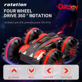 Deejoy Tuptoel Rc Stunt Car Water Land 2 in 1 Car Boat Waterproof Remote Control RC Vehicles 2.4Ghz 4WD Double Sided Off Road Hobby RC Car 360° Spins & Flips RC Truck