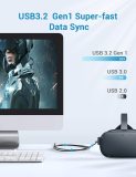 Oculus Quest Link Cable 5M (16ft) USB C to USB C Cable High Speed Data Transfer & Fast Charging USB C Cable Compatible with Oculus Quest and Quest 2 VR Headsets and Gaming PC