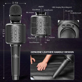 Vayohee  Wireless Receivers and Transmitters for Portable Media Players Karaoke Microphone Wireless Singing Machine with Bluetooth Speaker for Cell Phone/PC, Portable Handheld Mic Speaker