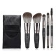 Deejoy 5pcs Mini Makeup Brushes Set Powder Foundation Blush Highlighter Contour Eye Shadow Eyebrow Lash Portable Cosmetic Brush