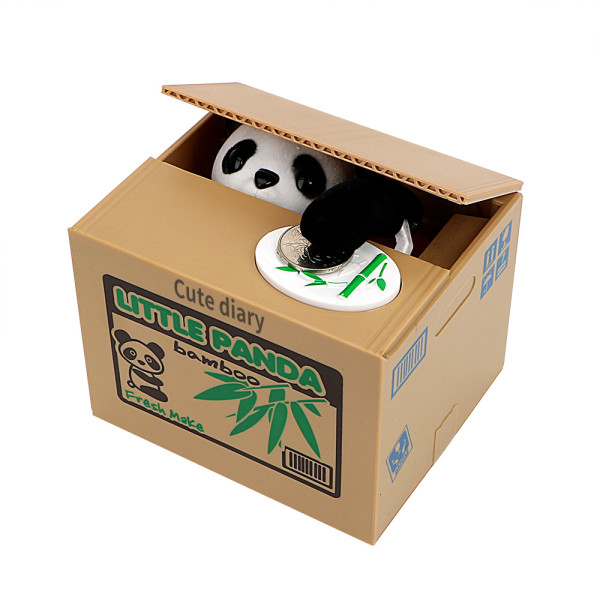 Cute diary Piggy Bank Automated Panda Cat/Dog Steal Coin Bank Money Saving Box Electronic Money Boxes Piggy Banks Kids Gift Home Decor Cute