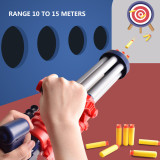 Cute diary Toy Gun Gatling Guns Toy SetSoft Bullet Guns With Foam Suction Darts And Accessories Kids Outdoor Toys Blasters Fake Guns With 20pcs