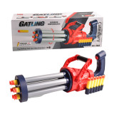 Cute diary Toy Gun Gatling Guns Toy SetSoft Bullet Guns With Foam Suction Darts And Accessories Kids Outdoor Toys Blasters Fake Guns With 20pcs