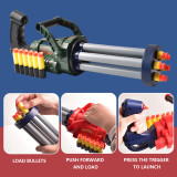 Cute diary Toy Gun Gatling Guns Toy SetSoft Bullet Guns With Foam Suction Darts And Accessories Kids Outdoor Toys Blasters Fake Guns With 20pcs