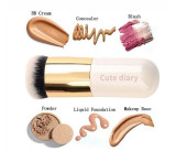Cute diary Makeup Brushes New Chubby Pier Foundation Brush Flat Cream Makeup Brushes Professional Cosmetic Make-up Brush