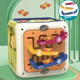 Cute diary Music Toy Baby Activity Cube Music Toy For Toddler 0 12 Months Musical Educational Game Interactive Toys For Kids Learning Gift