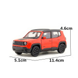 Cute diary Toy Car Toy Diecast Model 1:36 Jeep Renegade Trailhawk SUV Pullback Children's Education Series Gift Car Model