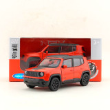Cute diary Toy Car Toy Diecast Model 1:36 Jeep Renegade Trailhawk SUV Pullback Children's Education Series Gift Car Model