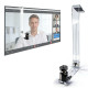 VUESTAND Acrylic Webcam Monitor Arm with Adjustable Pan-Tilt Head & Anti-Slip Pads 5mm Thick - 2-Piece Assembled Design for Desktop PC Laptops Streaming Video Conferencing