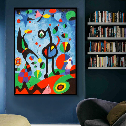 Us 39 99 The Garden 1925 By Joan Miro Famous Artwork Reproductions Abstract Canvas Paintings Of Joan Miro Wall Pictures Home Wall Decor M Iartdecor Com Although he considered himself to be a modern painter at that time, his early work is in line with the amsterdam impressionists and is influenced by vincent van gogh.