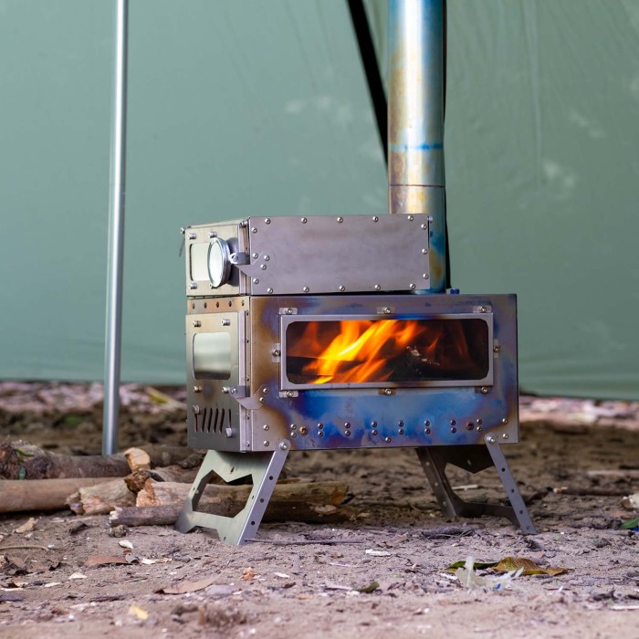 Magma Mini Titanium Tent Stove with Oven | Tiforest Stove