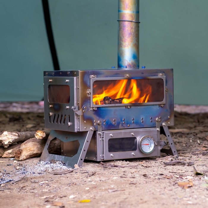 Magma Mini Titanium Tent Stove with Oven | Tiforest Stove