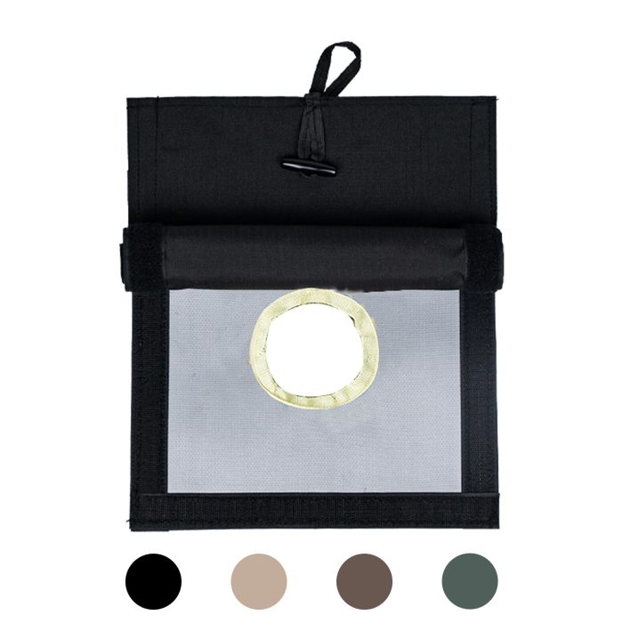 7cm/2.75inch Aperture Stove Jack Kit for Tent (25x25cm/9.84x9.84inch) for Add Stove Jack to the Tent
