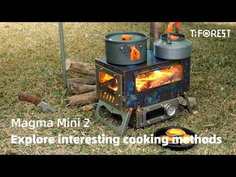 Magma Mini 2 | Titanium Wood Stove with Secondary Air Intake