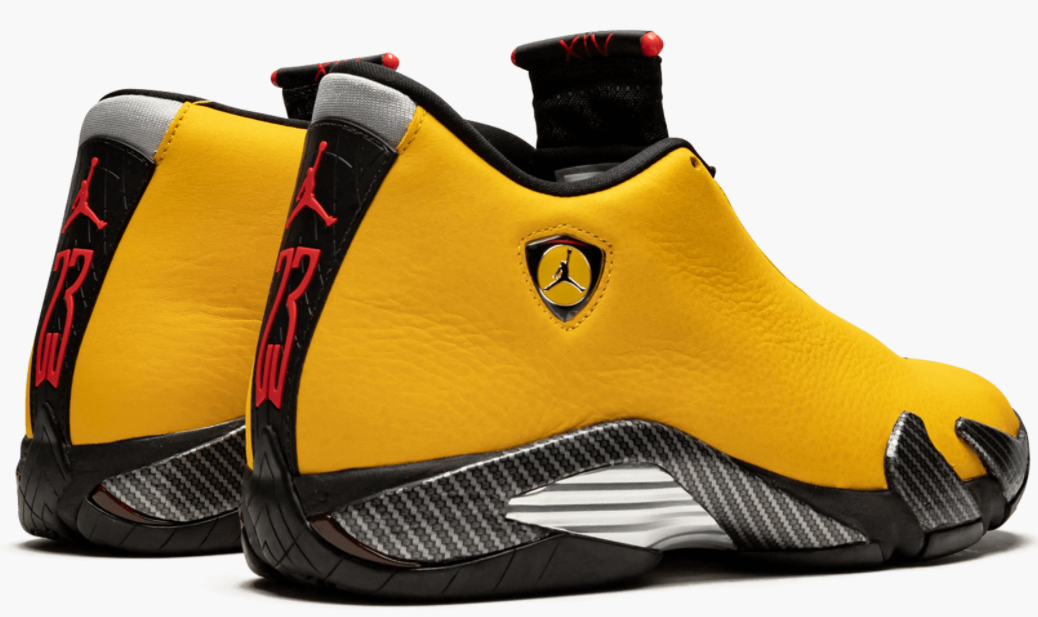 ferrari jordan 14 yellow