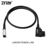 ZITAY D-tap to 4pi male Hirose Power Cable for ZOOM F4/F8 Sound Devices