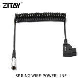 ZITAY D-tap to 4pi male Hirose Power Cable for ZOOM F4/F8 Sound Devices