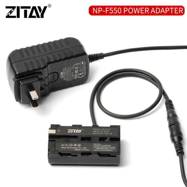 ZITAY Camera Adapter NP-F550 Power Supply