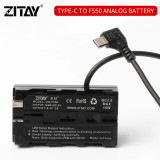 ZITAY USB C to Sony NP-F550 Dummy Battery