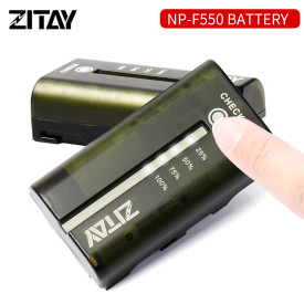 ZITAY Camera Battery NP-F550 Lithium Battery  Camera Power Bank NP-F550 7.2V 3400mAh