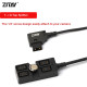 Customize ZITAY D-Tap 1x4 Splitter Cable one male D-tap to four female D-tap outlet adapter converter outlet cord for photography (with on-off switch)