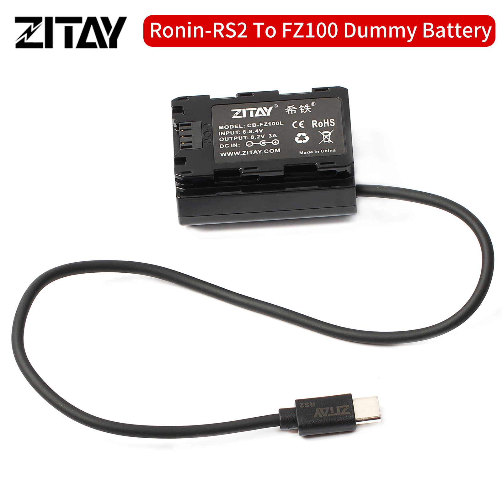 US 28.00 ZITAY DJI RS2 Stabilizer to Different Brands Camera