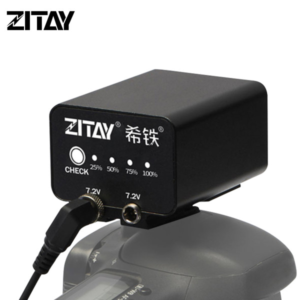 ZITAY 7.2V External Battery for Canon EOS 60D 70D 80D 90D 5Ds 5DsR 5D Mark II III IV 6D 6D Mark II 7D 7D Mark II 60D 60Da EOS R5 R6 5D2 5D4 5D3 DSLR Cameras