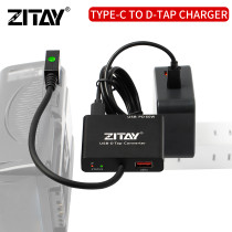 ZITAY New Version Dtap to USBC PD Fast Charging Adapter for Camera Phone Laptop Vmount Battery Bidirection Power In/Output