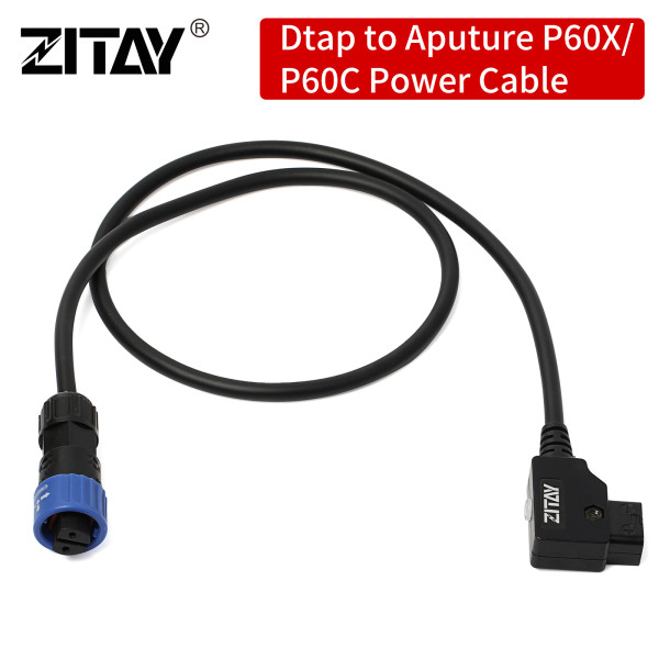 ZITAY Aputure LED Light P60x P60c VMount Battery DTAP Power Cable 【CZ13】