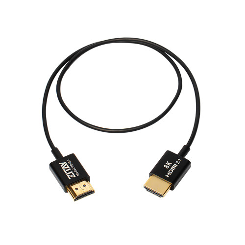 US$ 23.99 - ZITAY Ultra Thin and Flexible 8K HDMI Cable 2.1 48Gbps  1.64ft/50cm,High Speed Supports 8K 60Hz,4K 120Hz Camera, Compatible with  Atomos Camcorder, Monitor, Gimbal A7S3 M4 FX3 ninjav S1H GH6Z9