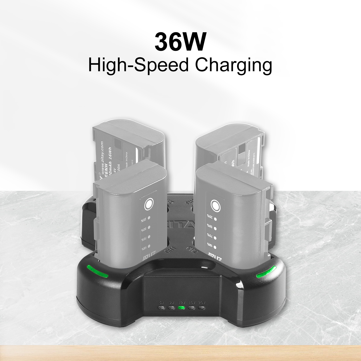 US$ 45.99 - ZITAY Fast 4-Channel Compact Charger with PD 67W