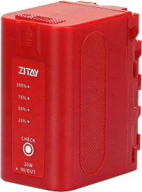 ZITAY NP-F750 Battery with USB C and USB A Ports Compatible with NP-F750, NP-F770, NP-F730 and Sony NP-F550, NP-F970, DCR-TRV820K, CCD-SC65, CCD-TRV815, DCR-TRV9, CCD-TRV82