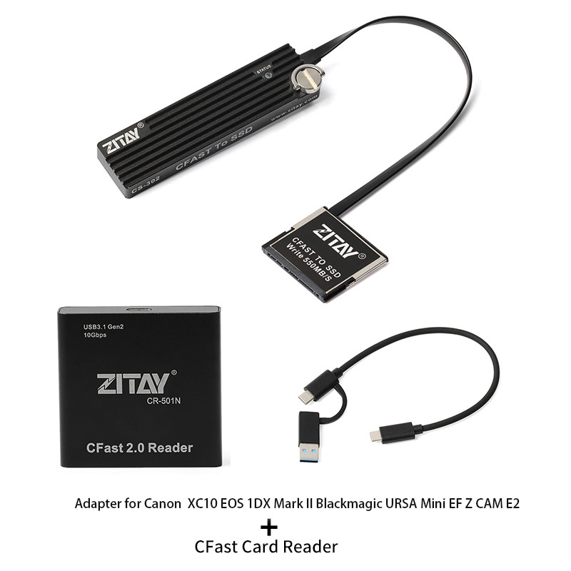 US$ 126.00 - M.2 2280 SSD to CFast 2.0 Adapter Converter for Canon C200 ...