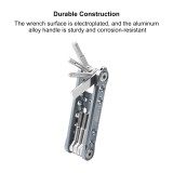 ZITAY 8-in-1 Folding Tool Set Includes Screwdrivers and Hex Key Wrenches compatible Camera Cage