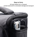ZITAY 8-in-1 Folding Tool Set Includes Screwdrivers and Hex Key Wrenches compatible Camera Cage