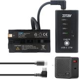 ZITAY Battery Sony NP-F970-980-F550 with Dual DC Ports and USB C Ports Fast Charging Compatible with Sony NP-F930 F950 F960 F550 F530 F330 F570 CCD-SC55 TR516 TR716 TR818 TR910 TR917 etc