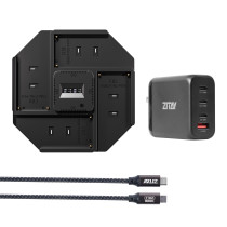 NP-F Battery Charger 4-Channel PD 9V-20V 100W Fast Charge for Sony NP-F970 NP-F770 NP-F750 NP-F550 FM50 FM500H